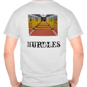 Hurdles Track and Field T-shirts