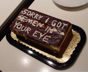 The Funniest “I’m Sorry” Cake Ever - Image