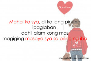 Sweet Love Quotes Tumblr Tagalog