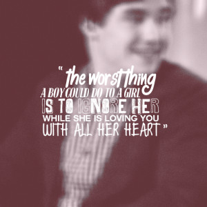 Liam Payne Quote (About girl, heart, love, worst thing)