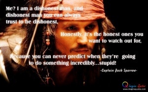 Depp Captain Jack Sparrow Background With Life Quotes And Saying