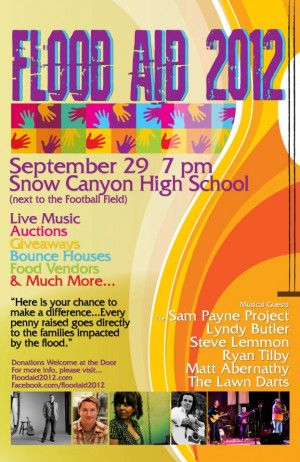 325850 Flood Benefit Concert Poster