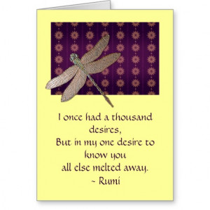 dragonfly_rumi_quote_inspirational_card ...