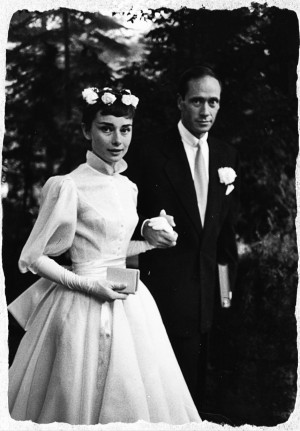 Audrey Hepburn And Mel Ferrer