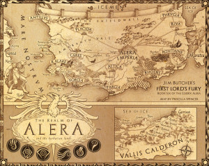 Codex Alera Map by priscellie