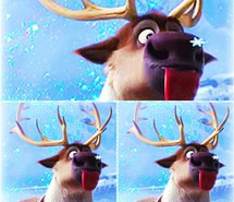 frozen, disney, funny, reindeer
