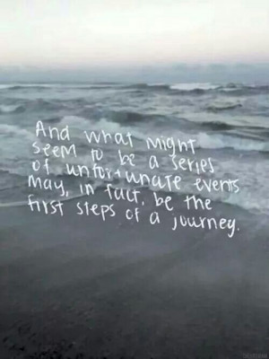 Maybe this is a new journey