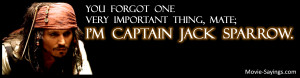 pirates of the caribbean captain jack sparrow quotes captain jack