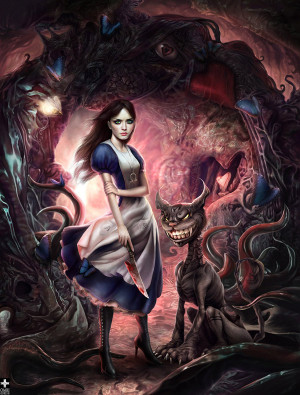 Dark Wonderland by 0mri in Alice in Wonderland Fan Art