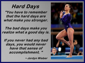 Jordyn Wieber Olympic Champion Gymnast Gymnastics Photo Quote Mini ...