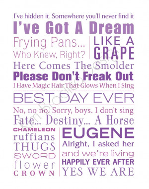 Tangled movie quotes