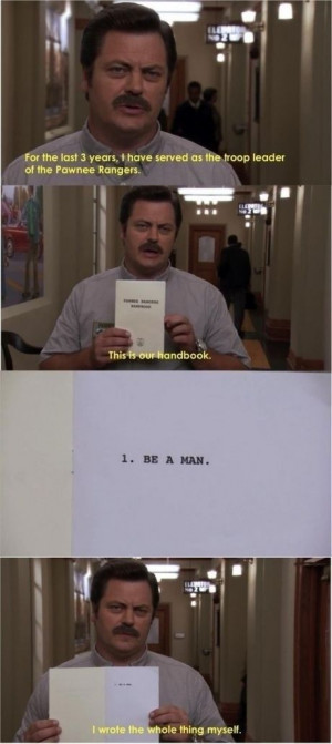 1Stack - Ron Swanson Wisdom