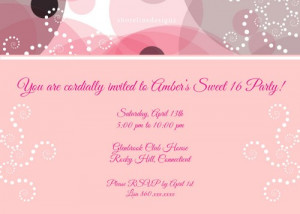Custom Pink Dolphin Theme Birthday Party Invitation I Design You Print ...