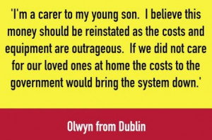 If there were no carers, the cost to the government would bring the ...