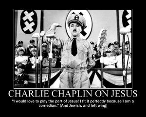 Charlie Chaplin on Jesus by fiskefyren