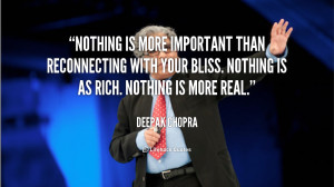 Real Quotes About Life Deepak Chopra Reconnecting