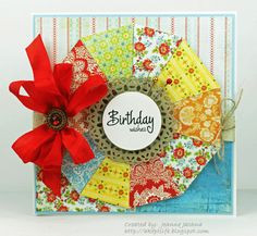 card idea quilt card greet card paper work card quilt birthday quilt ...