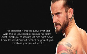CM Punk Snake Promo Quote by NelieM