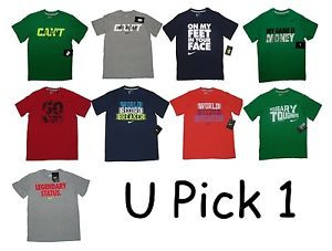 NIKE-BOYS-T-SHIRT-SPORTS-SAYINGS-ATHLETIC-TEE-S-M-L-YOUTH-TEENS-NWT ...