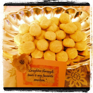 ... butter cookies with vanilla-almond glaze and a Steel Magnolias quote