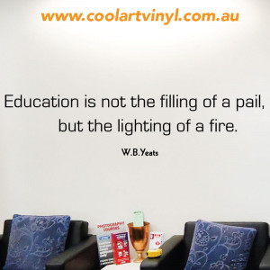 Education Wall Quote