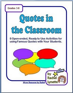Eight Free Famous Quotes Worksheets! I'm using this!! Perfect ...