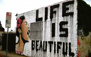 urban art graffiti mood happy motivational inspiration women statement ...