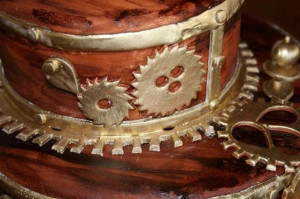 Steampunk cake (5 pics)