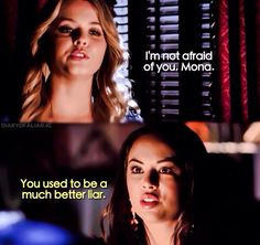 Alison and Mona - 5x05 - 100th episode - Alison not a liar anymore ...