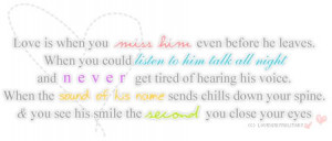 Love Miss You Pretty Quotes