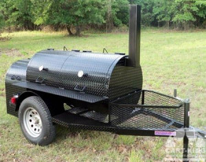 The Boss Trailer Bbq Pit