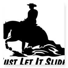 Reining Horse Car Decals