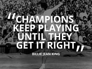 Billie Jean King #quote