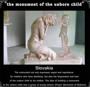 Monument of the unborn child