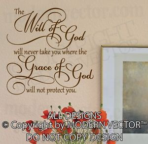 ... -OF-GOD-Grace-of-God-Quote-Vinyl-Wall-Decal-Inspirational-Religious