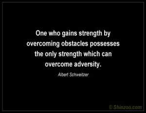 Overcome adversity