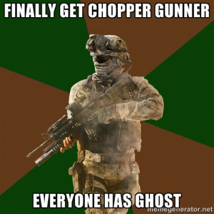 Call Of Duty Addict - Finally get chopper gunner Everyone has ghost