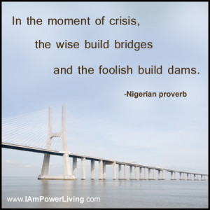 Unity Quote Love Build Bridges...