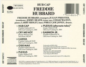 Freddie Hubbard Hub Cap Tray Picture