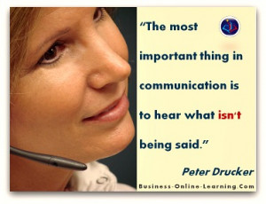 Great Quote on Communication by Peter Drucker