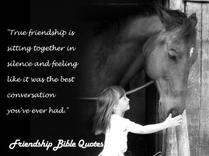 ... The Best Conversation You’ve Ever Had ” - Friendship Bible Quote