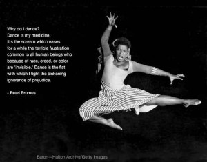 in 1919, Pearl Primus was born.