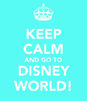 GO TO DISNEY WORLD! YOUR NEVER TO OLD!