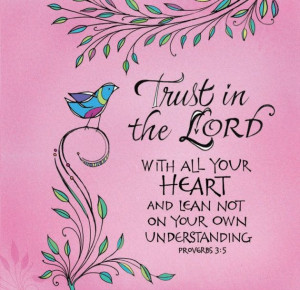 Trust in the LORD!