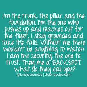 They call me a back spot, what do they call you?