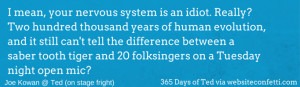 Day 91: How Joe Kowan conquered stage fright. His Ted talk explains it ...