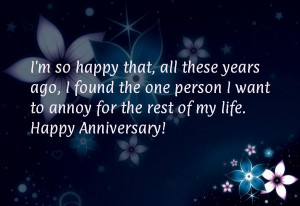 Funny anniversary card