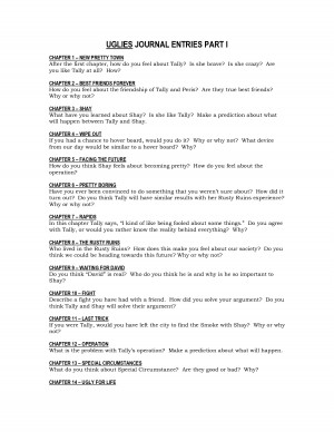 Chapter One Westerblog Scott Westerfeld