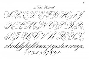 Typography Printable – Fancy Script – Monograms