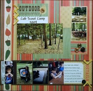 Cub Scout and Boy Scout Scrapbooking Ideas - Rebecca Ludens